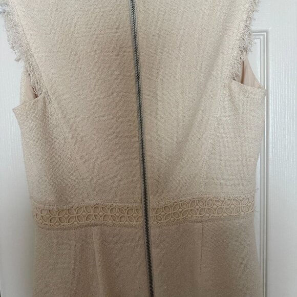 Rebecca Taylor Dress. Size 8, Cream - Picture 5 of 9